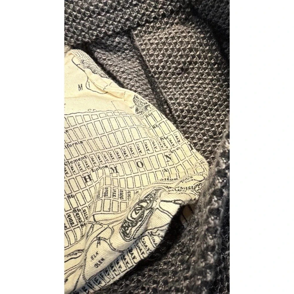 Taylor Stitch Apres Pants Mens M Birdseye Organic Cotton Jogger Black Gray